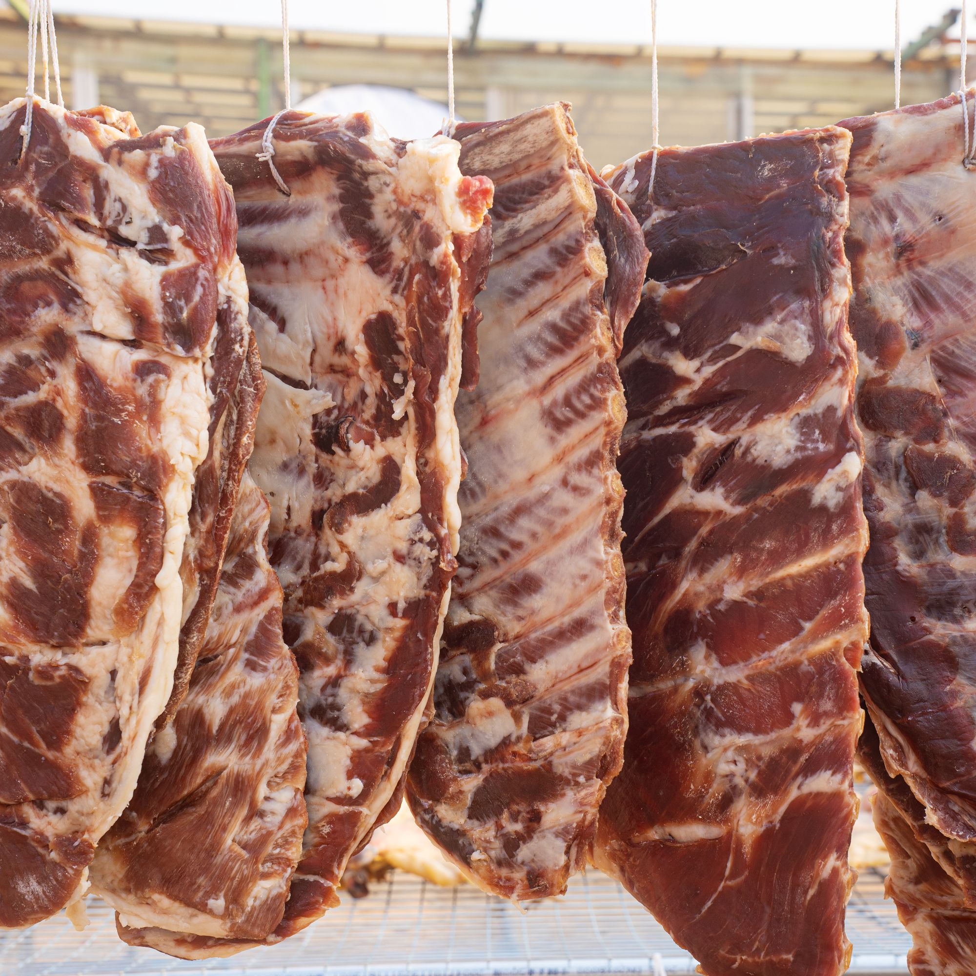 甘家风味湖北腊排骨顺丰发货新鲜直排风干晾晒非烟熏