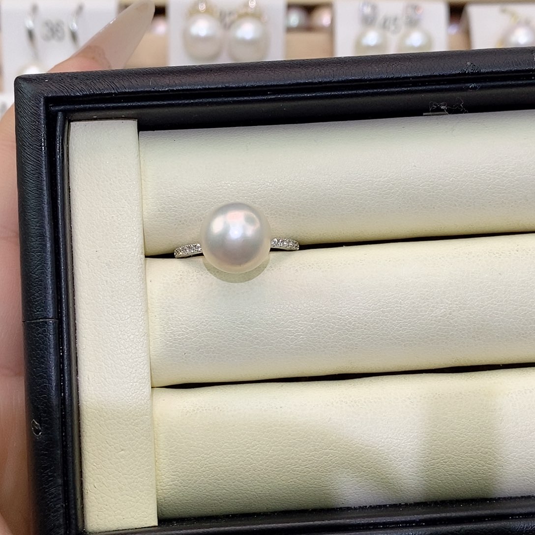 淡水珍珠颈饰银S925镶嵌