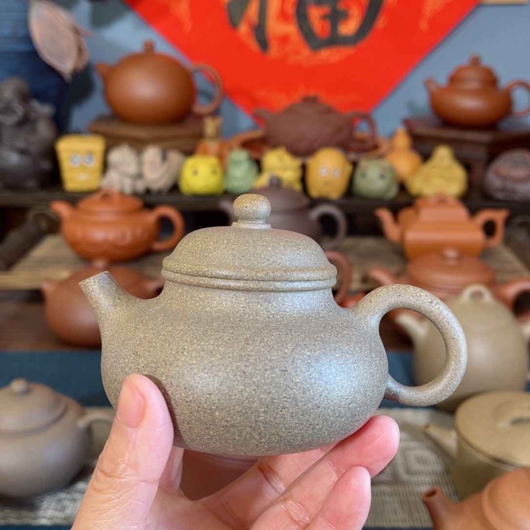 紫砂茶壶阝****孑微瑕精工半手零添加支持检测