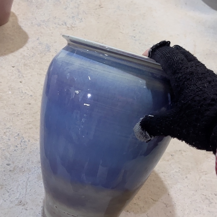 瓶口15高26瑕景德镇陶瓷学院满29包邮无孔