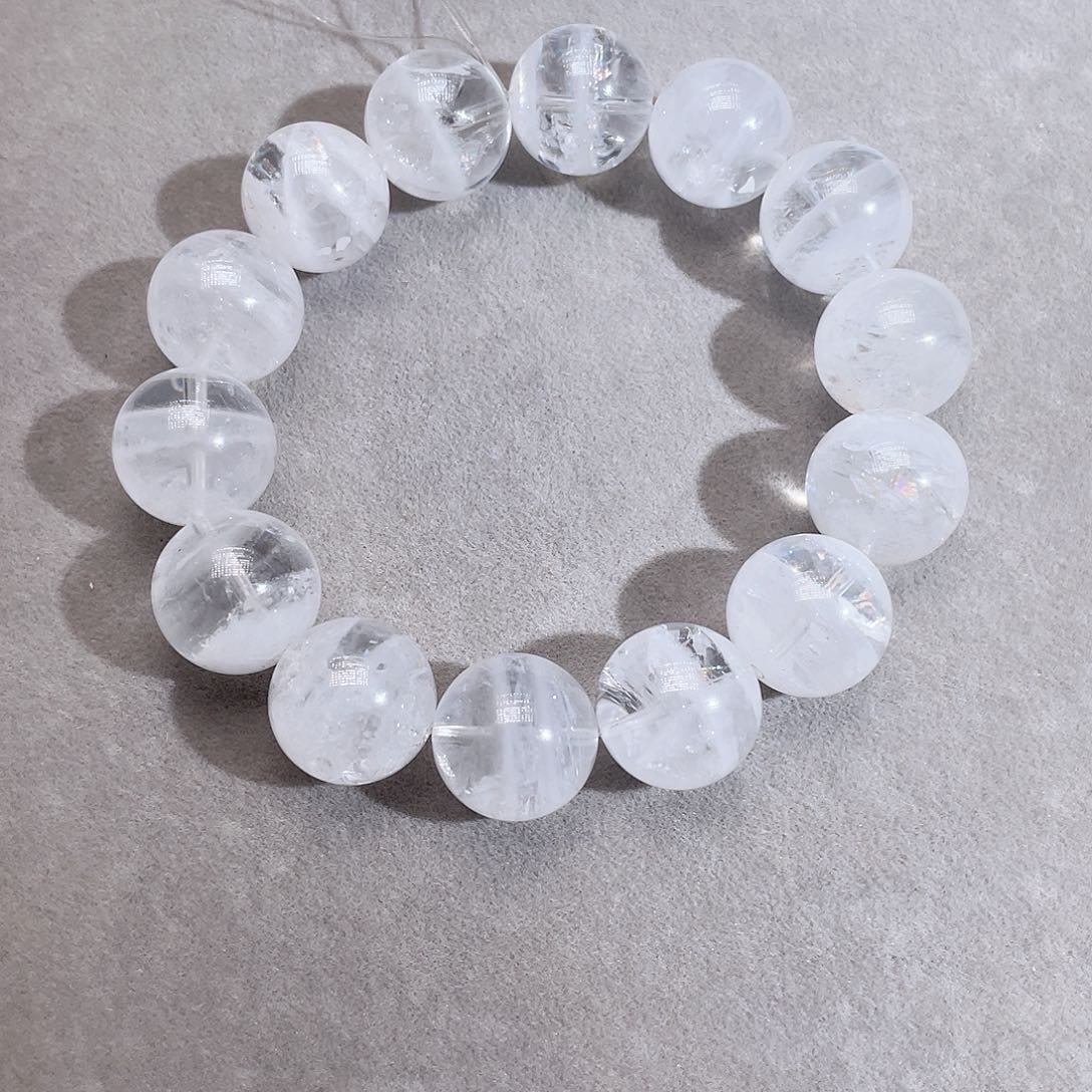 水晶手链未镶嵌白幽灵