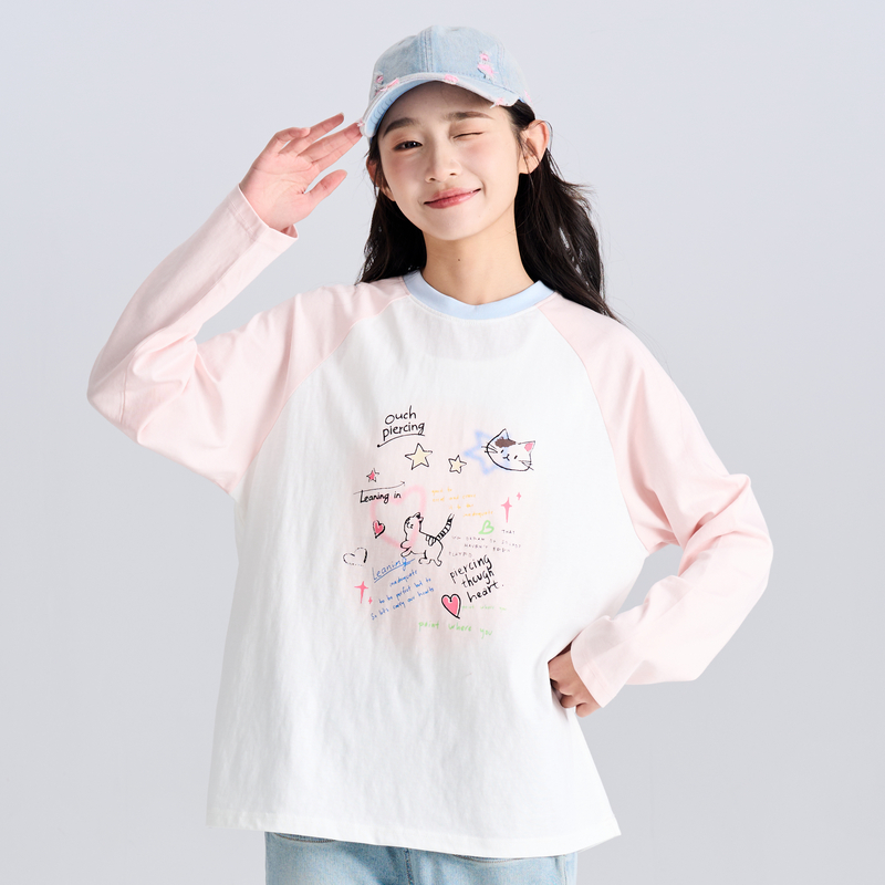 多多一上女中大童25春夏凉感冰棉薄打底衫（150-170）6114A05X