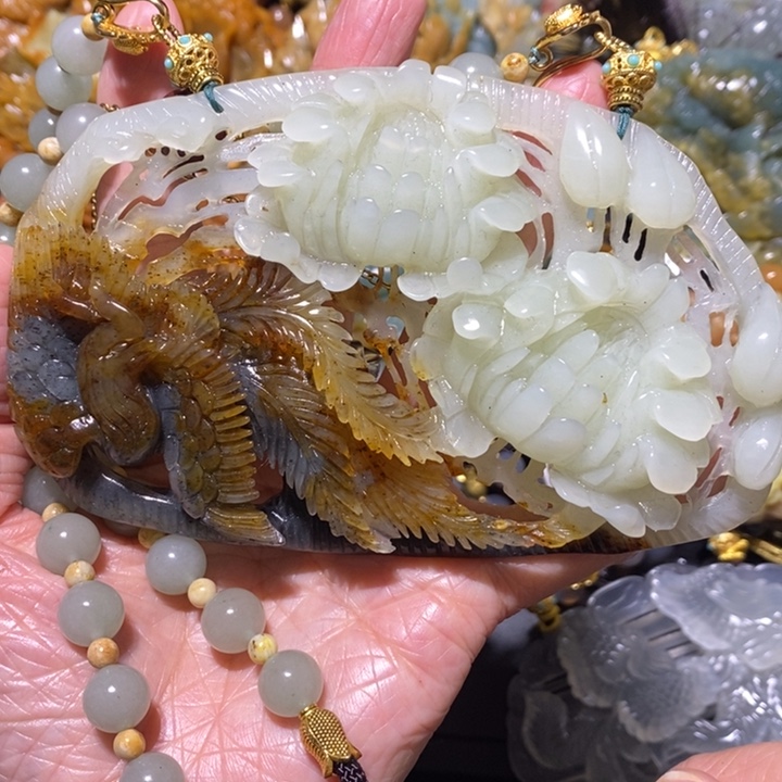 岫玉岫玉吊坠未镶嵌