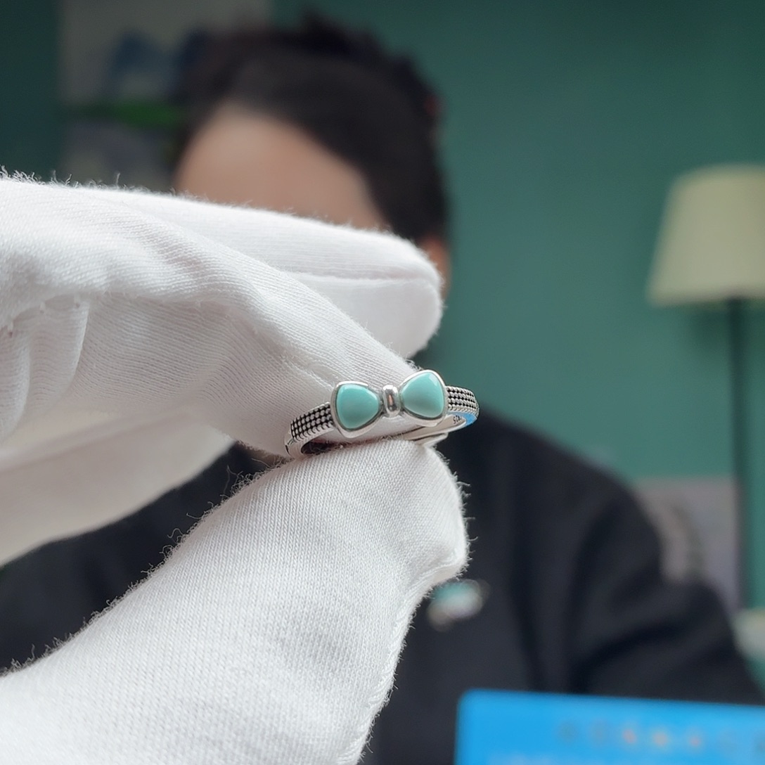 绿松石银S925镶嵌珠宝奇石