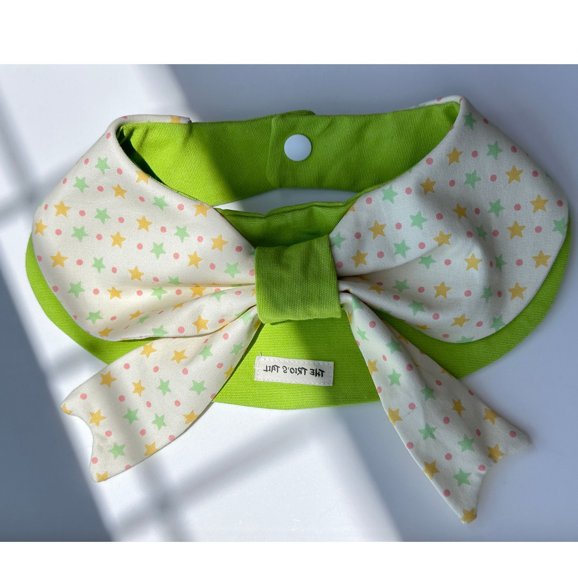 【The trio’s tail】三犬之尾宠物口水巾狗狗猫猫围兜小星星蝴蝶结