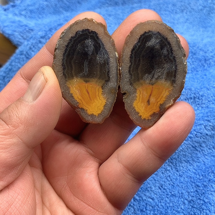 玛瑙/玉髓无镶嵌合金玛瑙玉髓无镶嵌