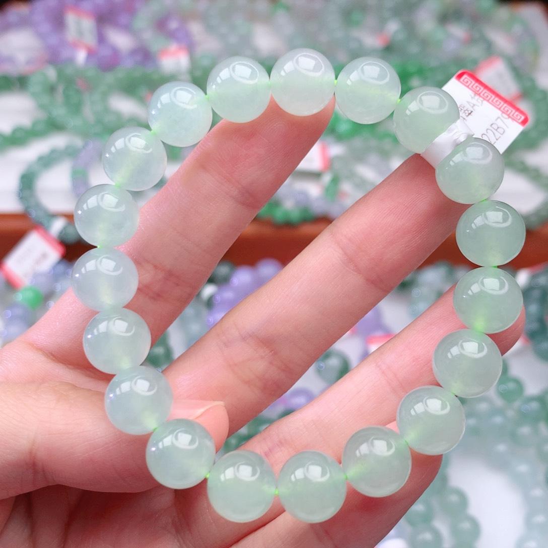翡翠手链未镶嵌翡翠10mm