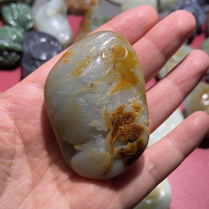 和田玉把件未镶嵌