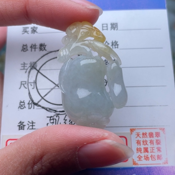 翡翠颈饰未镶嵌吊坠