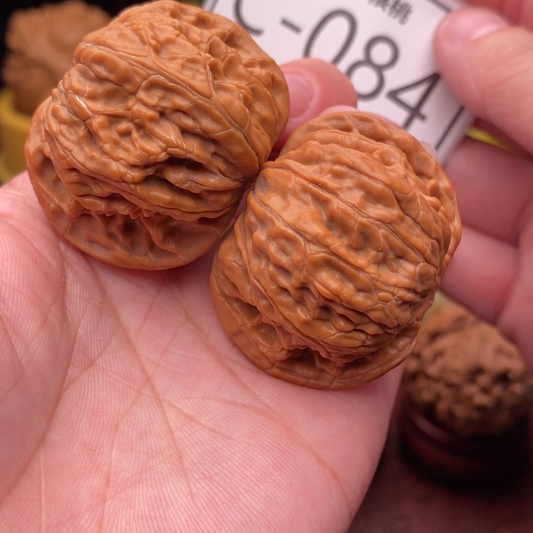 文玩核桃把件磨盘39