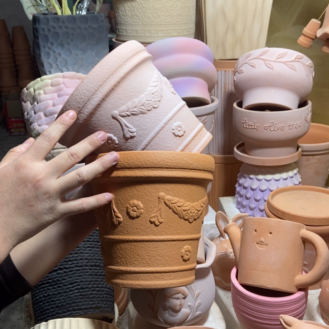 16×15麦穗花 雾化+红陶2个