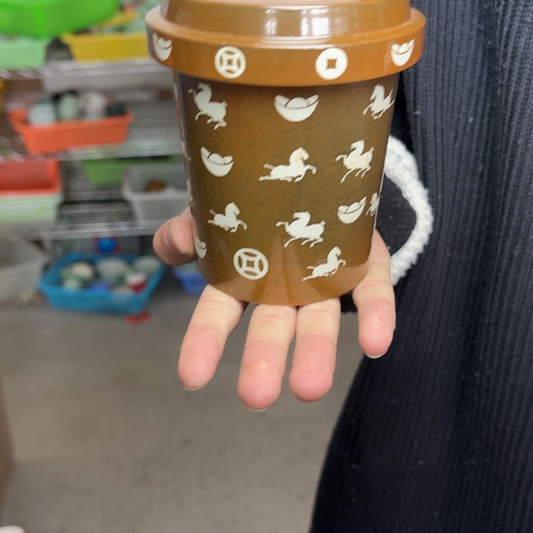 龙泉云间青瓷小米茶器