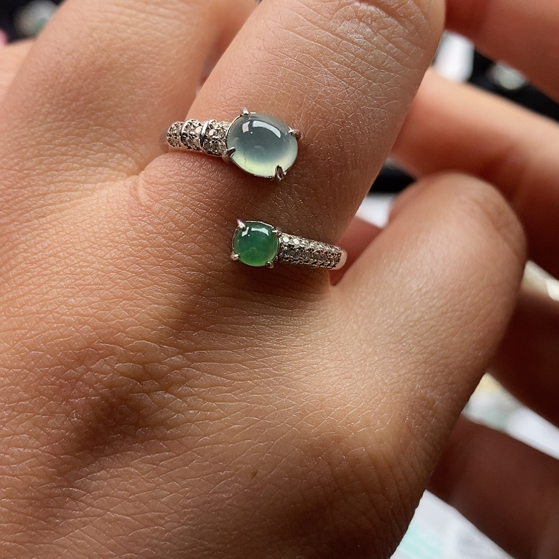 翡翠未镶嵌戒指翡翠