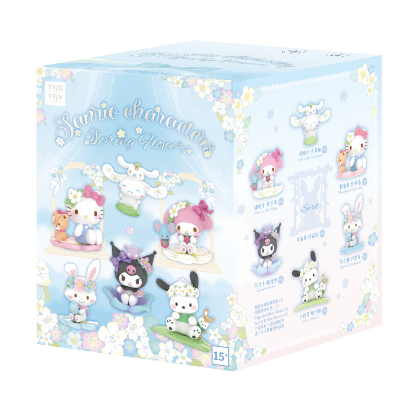 TOP TOY三丽鸥家族花意系列手办盲盒玩具礼物