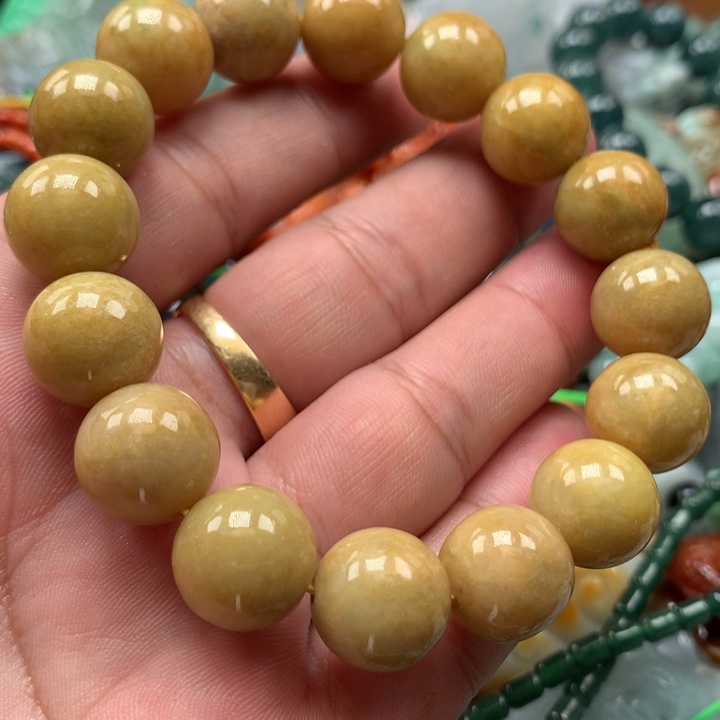 翡翠颈饰未镶嵌保真天然a货翡翠