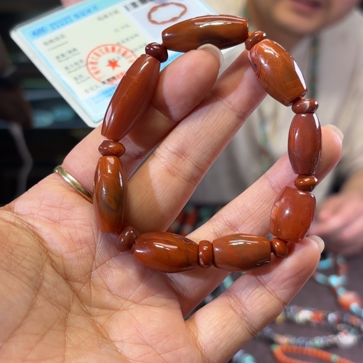 南红玛瑙颈饰未镶嵌南红