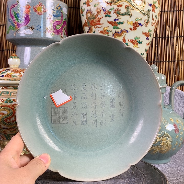 摆件瓷器真的很漂亮