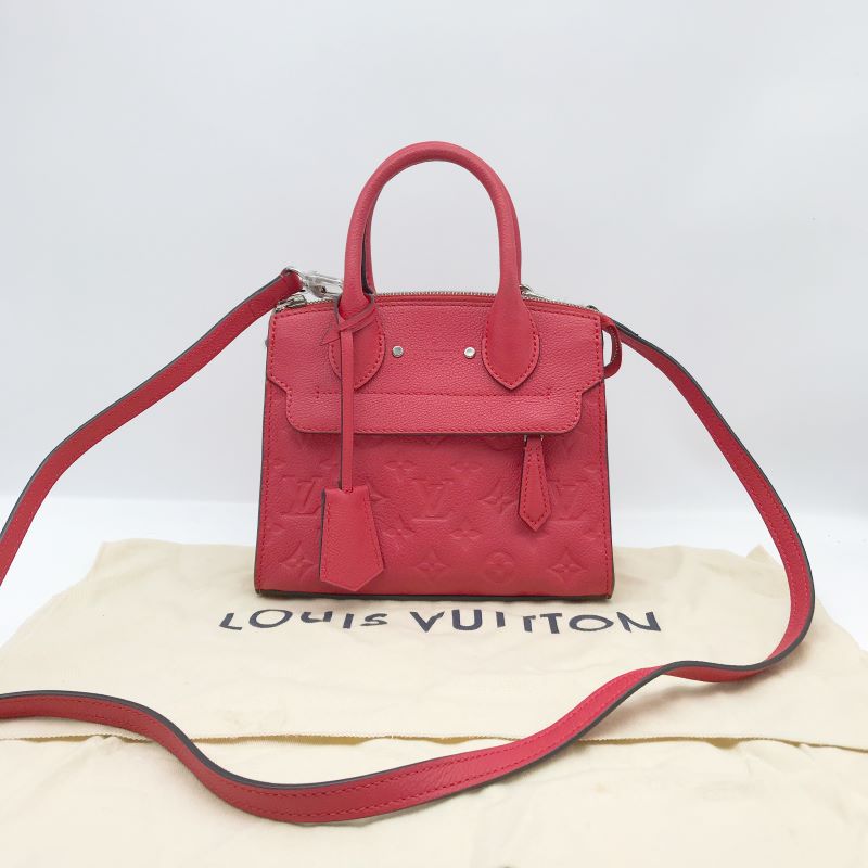 95新 LouisVuitton/路易威登 洋诚二手 LV红色单肩包