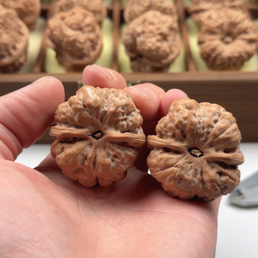 核桃把件延庆蛤蟆