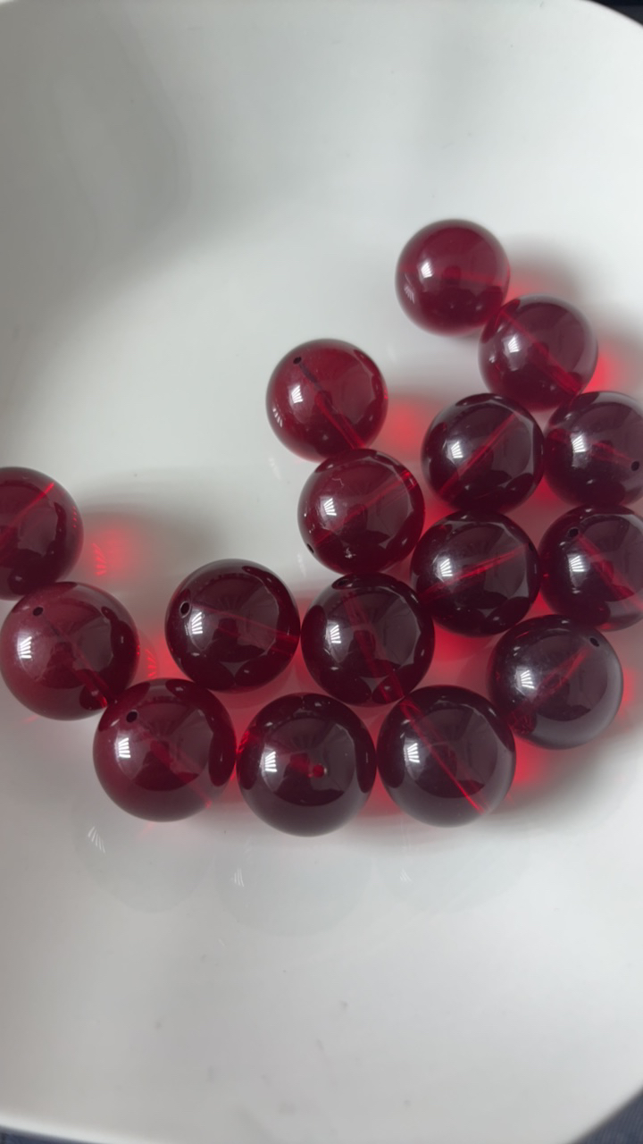 D176琥珀蜜蜡20mm单珠