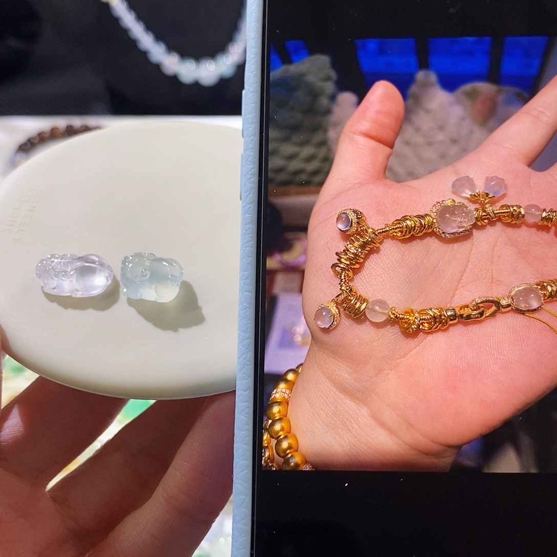 翡翠未镶嵌摆件不同价格，参考设计，多样性发其一