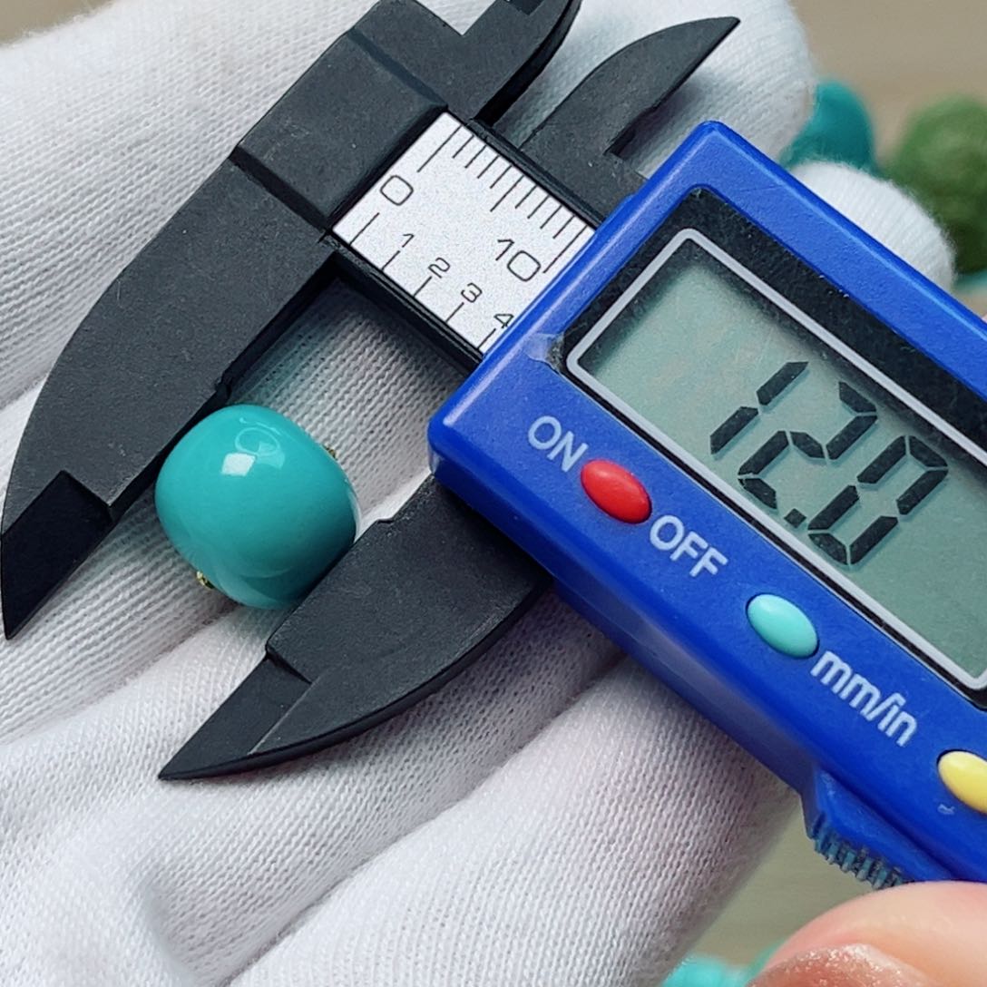 绿松石圆珠未镶嵌