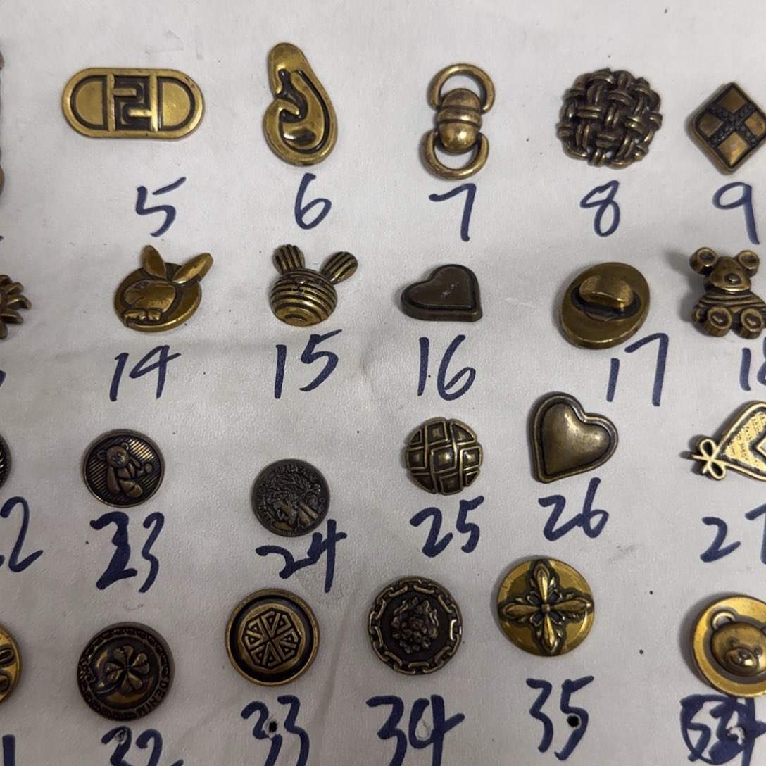 633四合扣33.3.22.35.9.10各10套