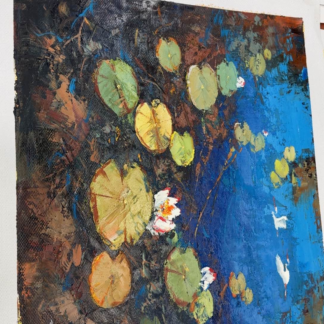 油画油画作品集设计的