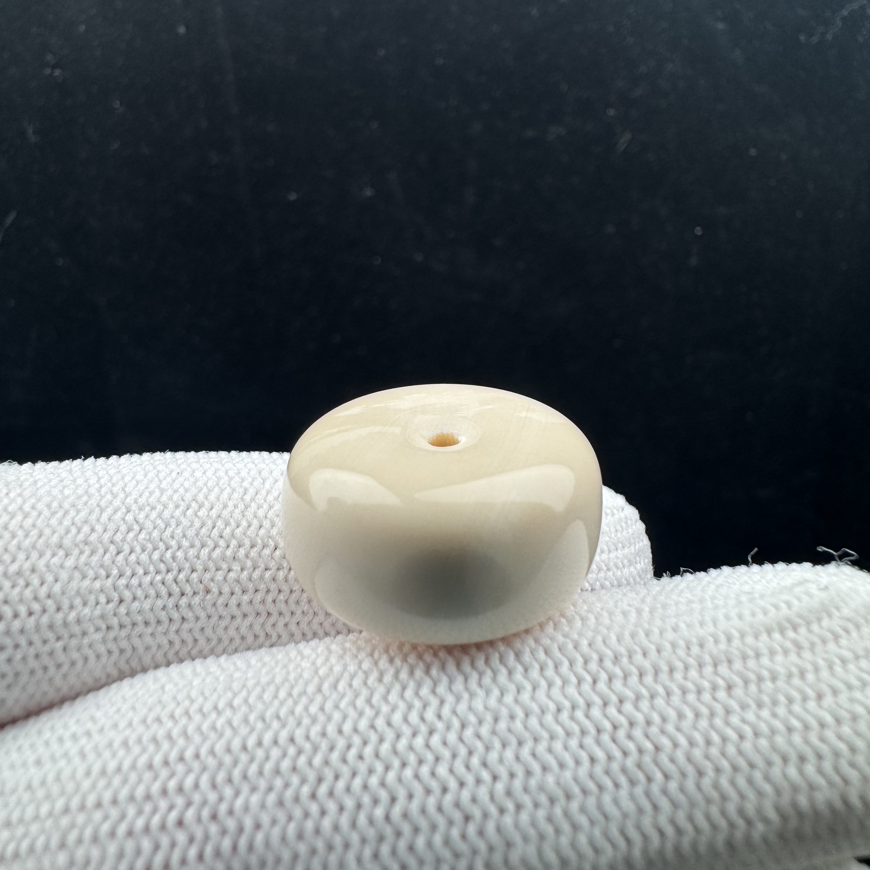 K1553天然猛犸 墩子扣子19.7*10.5mm一物一图 假一罚十