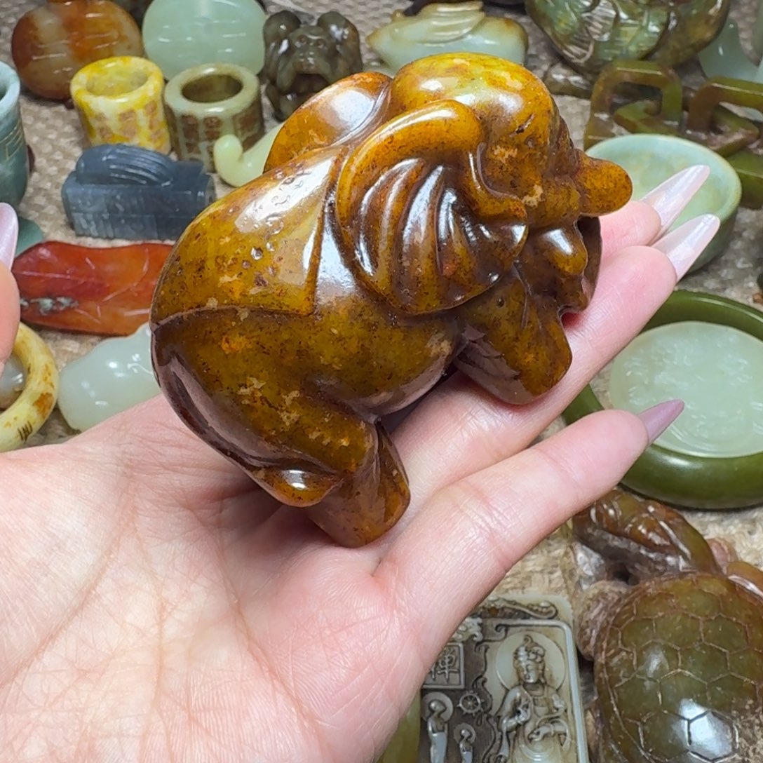 白玉菩提吊坠挂件