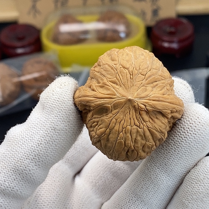 放***牛吊坠文玩核桃黄不退不换