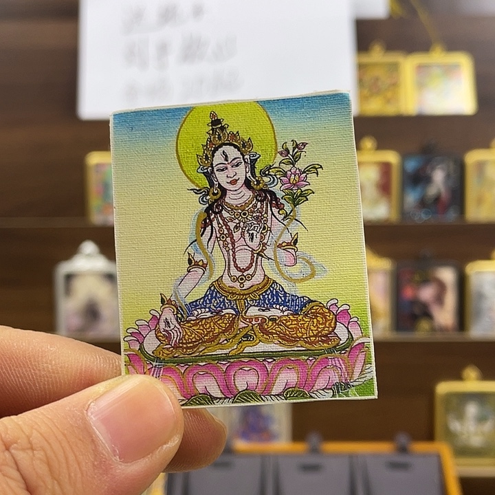 吊坠唐卡卡心5755