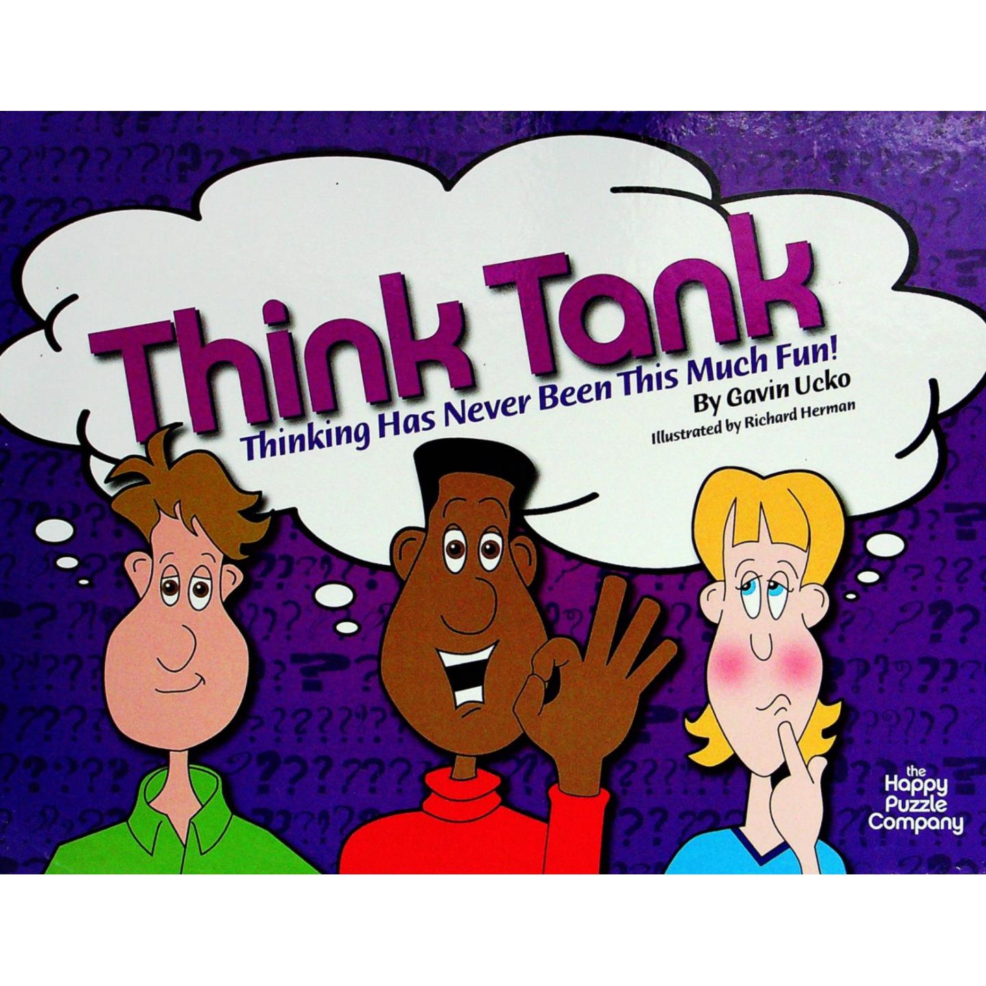英语原版书ThinkTank思考坦克益智游戏逻辑思维谜题集青少年适读