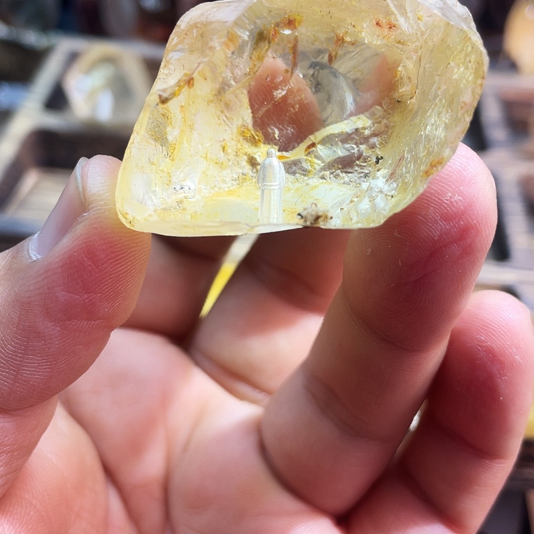 水晶未镶嵌珠宝半成品