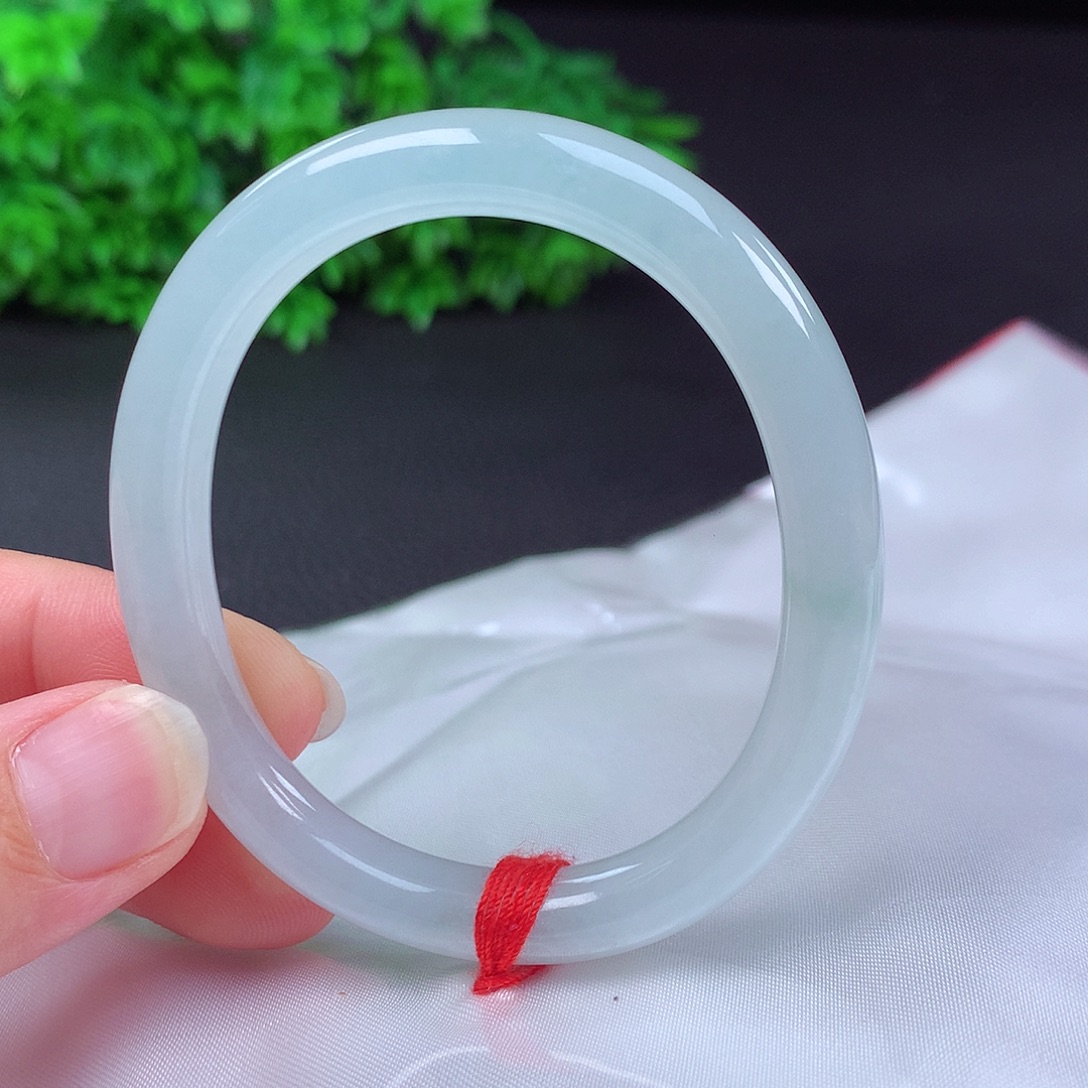 翡翠未镶嵌手镯52贵妃686003