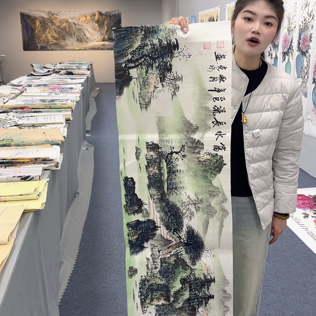 国画国画作品纯手绘作品