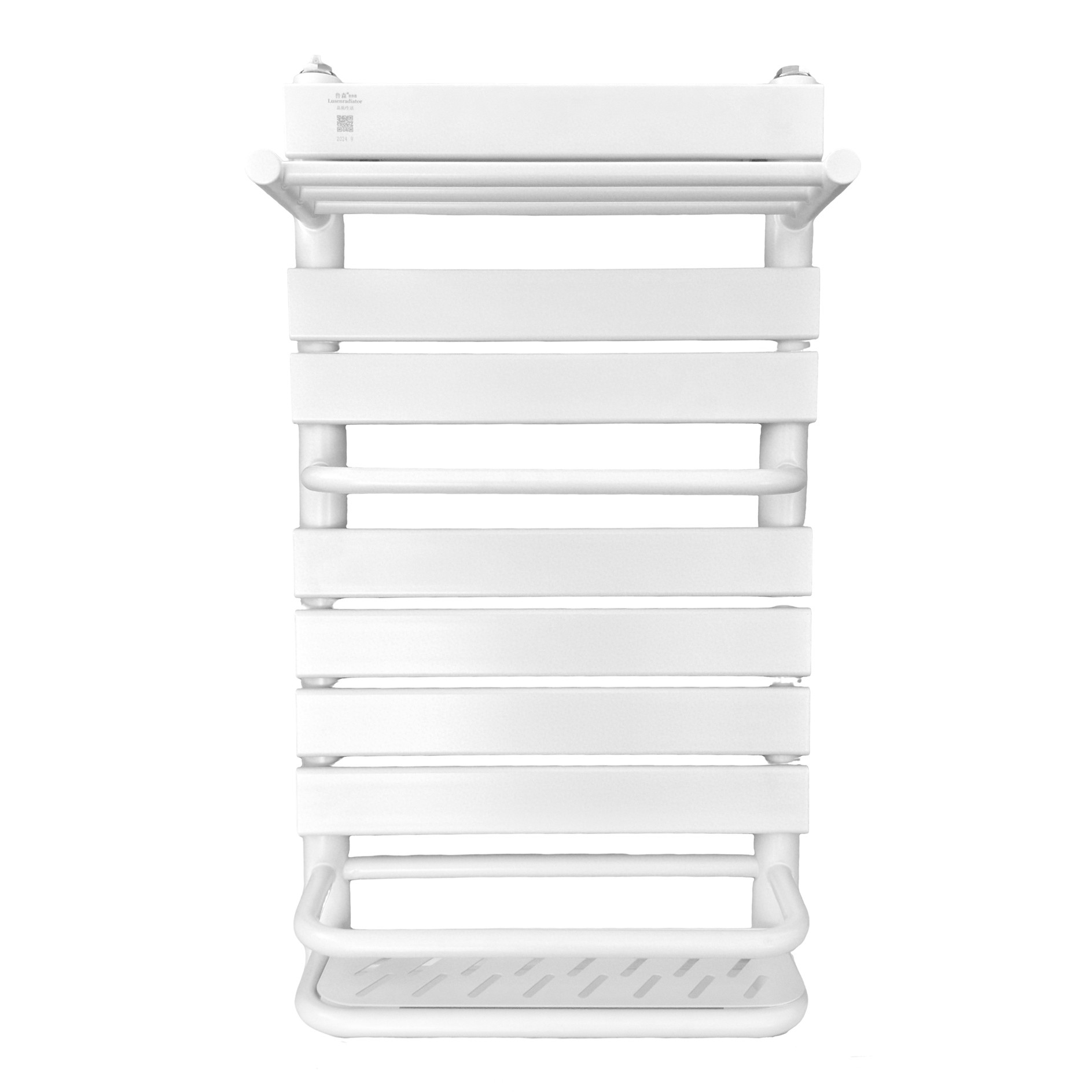 鲁森置物架+铝篓+毛巾杆铜铝复合小背篓暖气片卫生间壁挂集中供暖