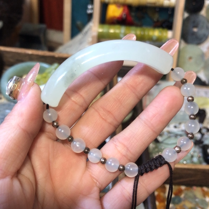 岫玉岫玉手链未镶嵌