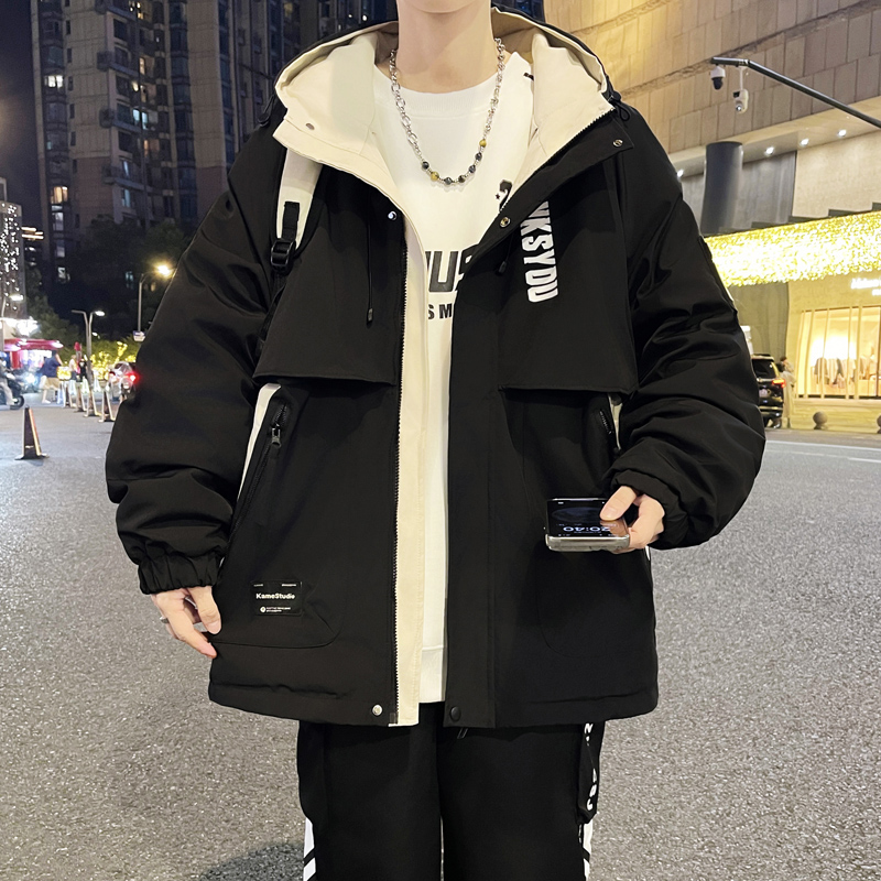 爆款春秋款男孩潮流夹克男装大童高初中生外套青少年帅气冲锋衣