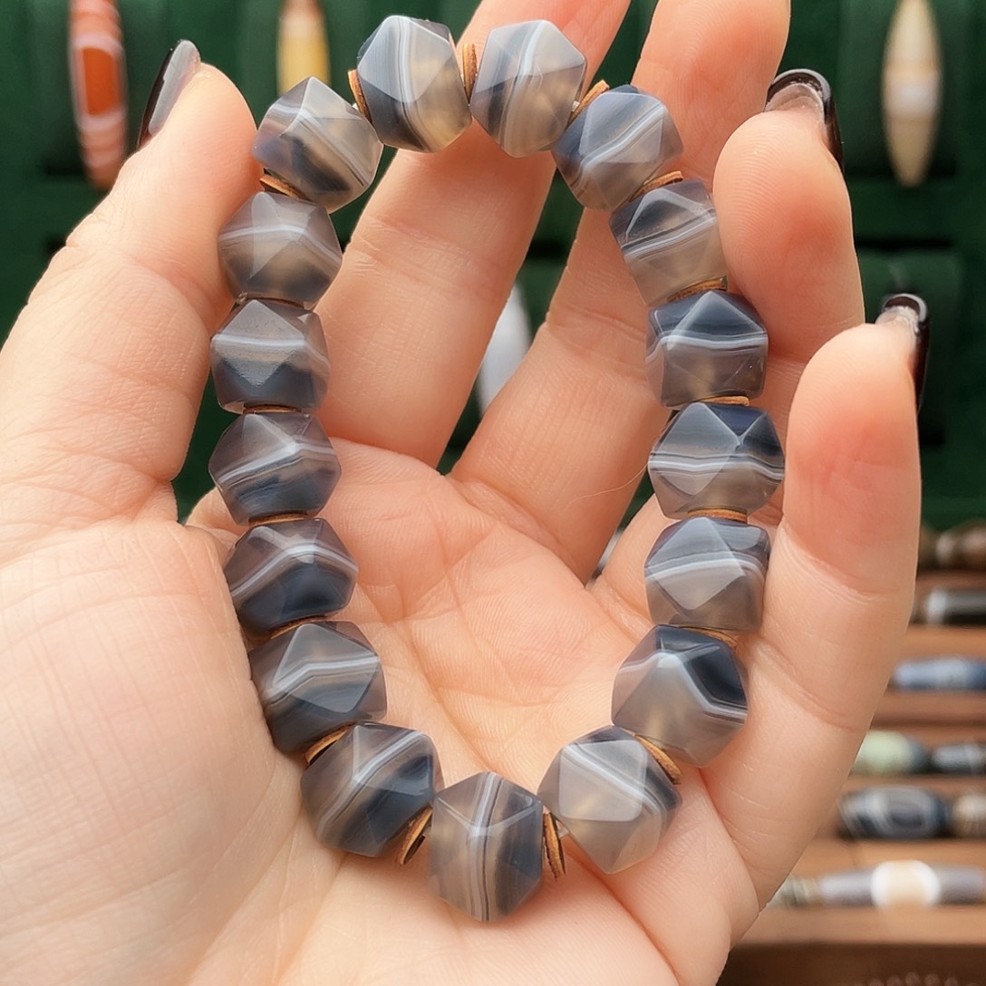 玛瑙/玉髓合金珠宝半成品