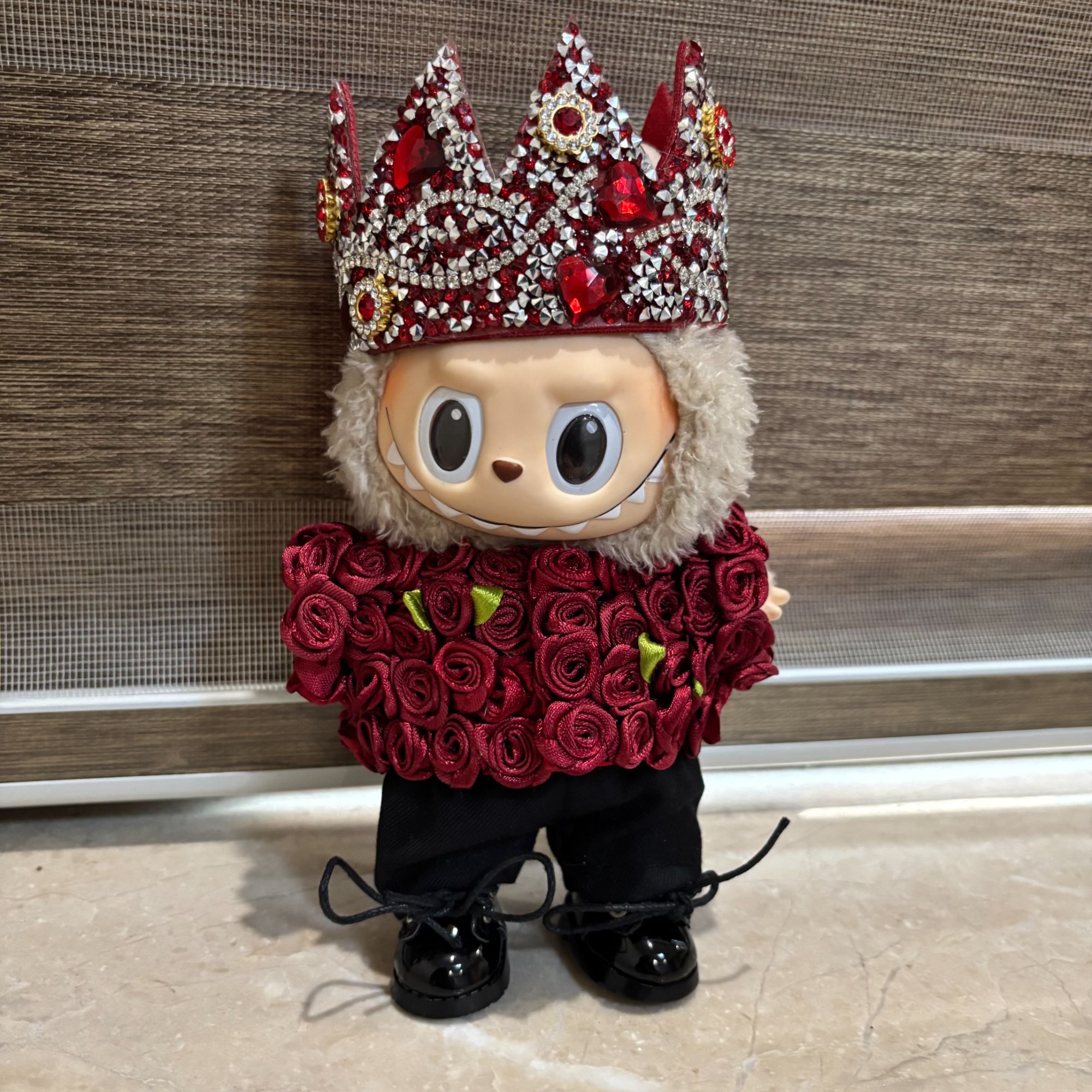 labubu一二三代坐坐派对的娃衣套装  GD玫瑰花