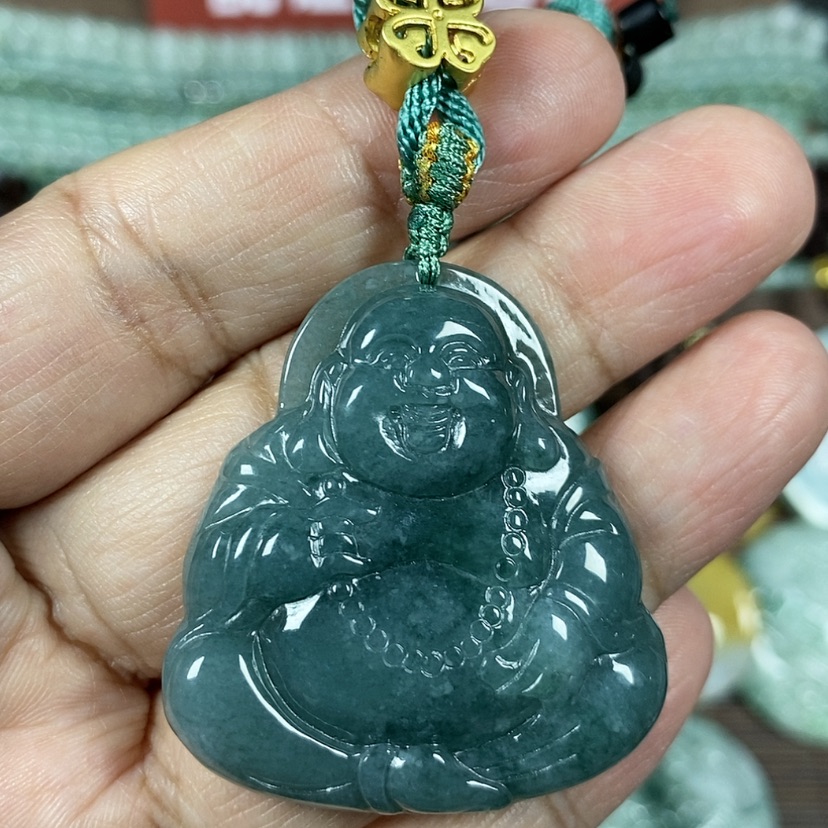 【闪购商品】翡翠颈饰未镶嵌玉吊坠翡翠玉项链佛
