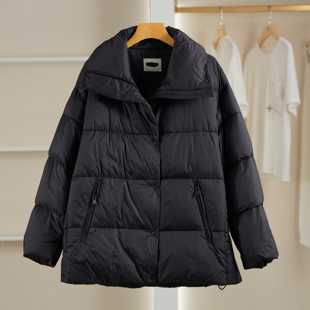 【麦笛11】50425202简约百搭立领羽绒服冬季女装品牌折扣