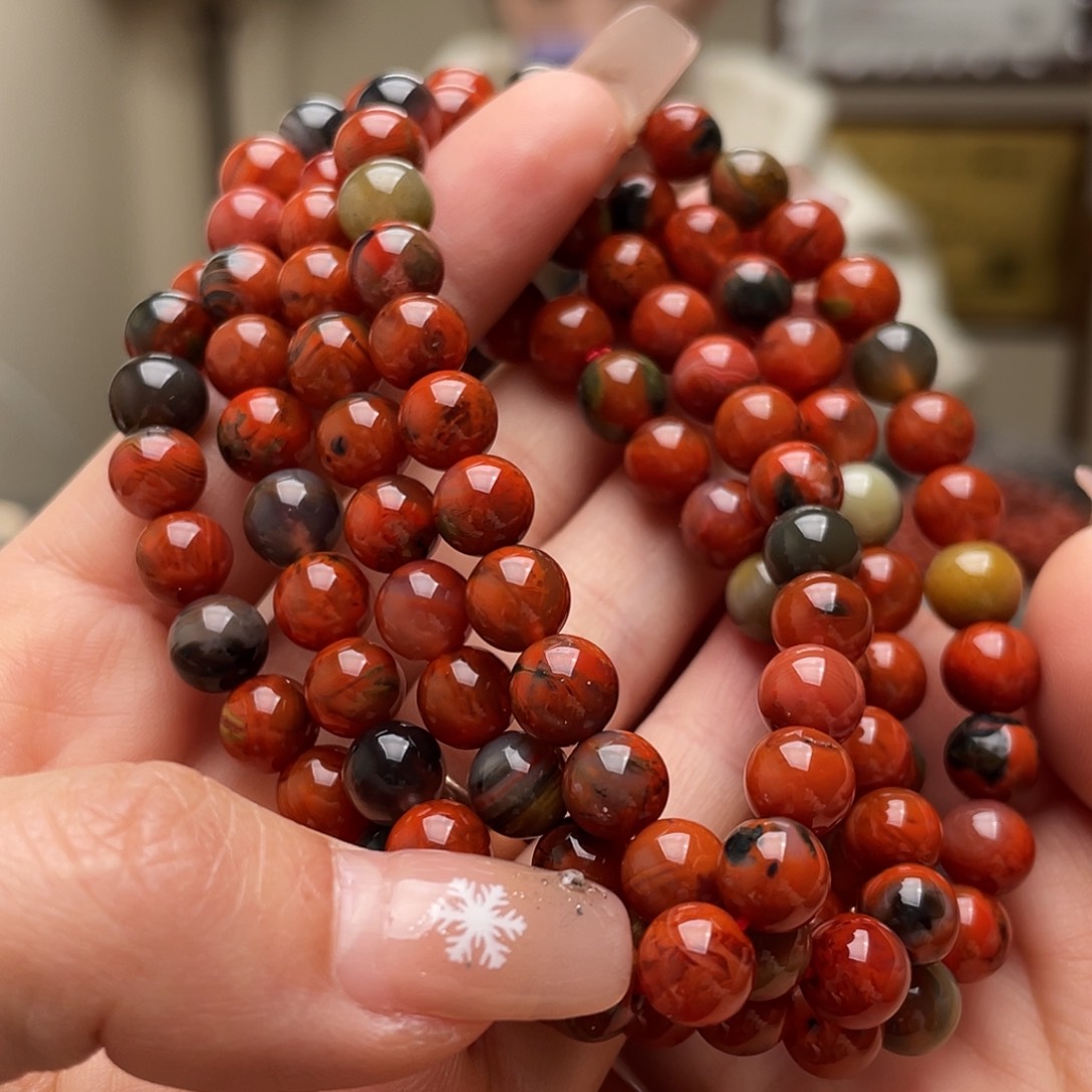 南红玛瑙手链未镶嵌