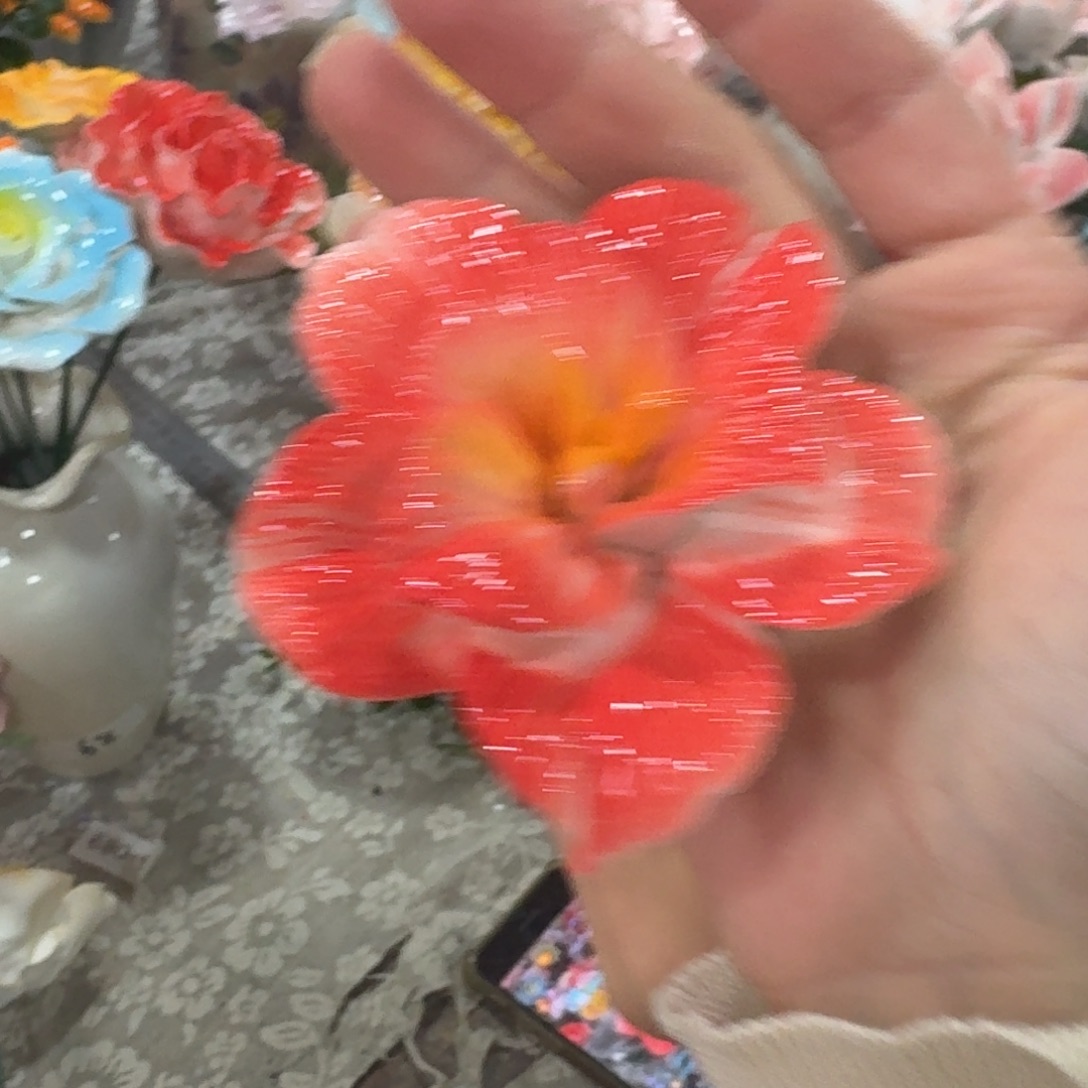 瑕疵2718 陶瓷花拍满20元发货，爱退款拉黑