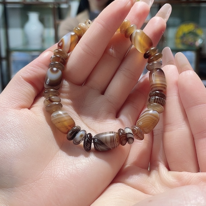 玛瑙/玉髓未镶嵌手链