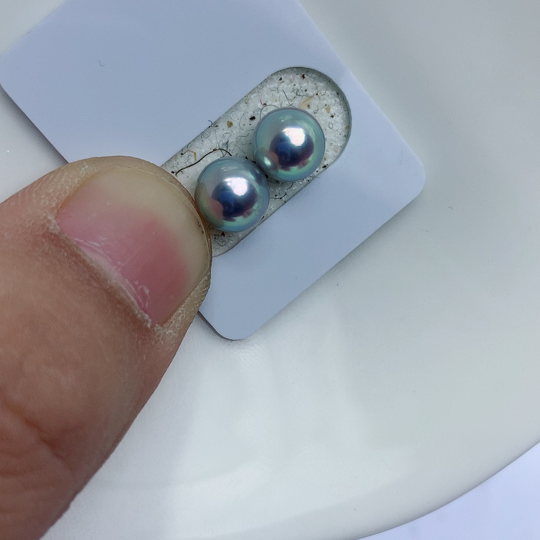 海水珍珠耳饰18K金镶嵌