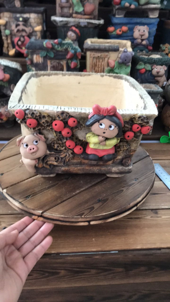 嘻哈多肉花盆内口20，外口22.5高度14