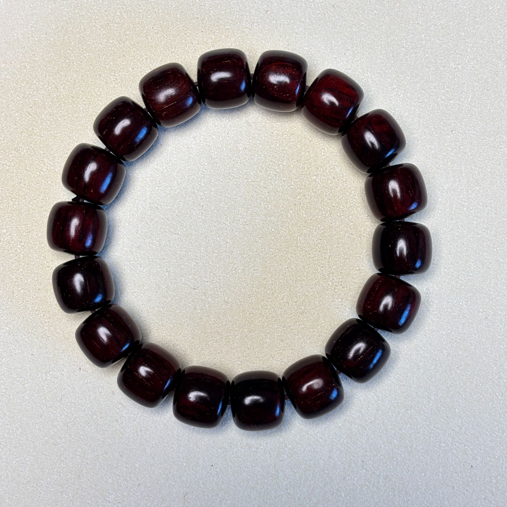 檀月·12mm小叶紫檀珠子高油高密多金星老型时尚文玩手串紫檀木