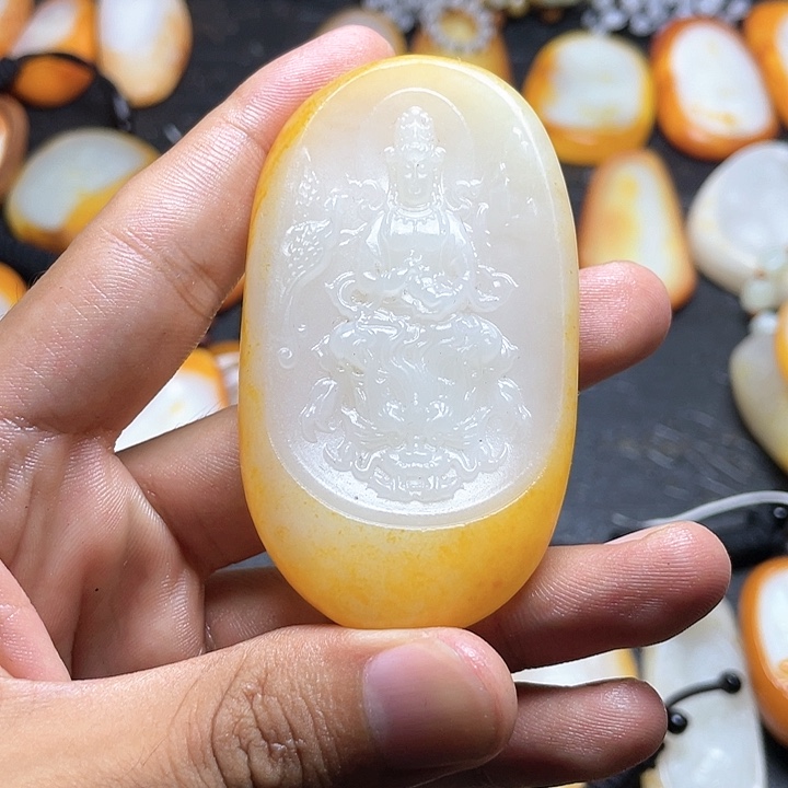 【闪购商品】和田玉未镶嵌颈饰一****尘